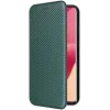 Phonesta Carbon Fiber Skin Book Wallet Case hoesje voor Motorola Edge 50 Fusion - Donkergroen 6