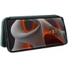 Phonesta Carbon Fiber Skin Book Wallet Case hoesje voor Motorola Edge 50 Pro - Donkergroen 3