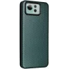 Phonesta Carbon Fiber Skin Book Wallet Case hoesje voor Asus Zenfone 12 Ultra - Donkergroen 3