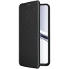 Phonesta Carbon Fiber Skin Book Wallet Case hoesje voor Xiaomi Redmi Note 15 4G/5G / Xiaomi Poco M8 - Zwart 1