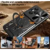 Phonesta CamLock Back Cover hoesje voor HONOR 400 Pro - Zwart 8