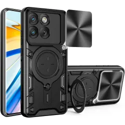 Phonesta CamLock Back Cover hoesje voor Motorola Edge 70 - Zwart