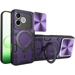 Phonesta CamLock Back Cover hoesje voor HONOR 600 Lite - Paars