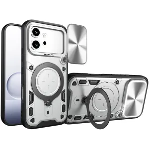 Phonesta CamLock Back Cover hoesje voor HONOR 600/600 Pro - Zilver