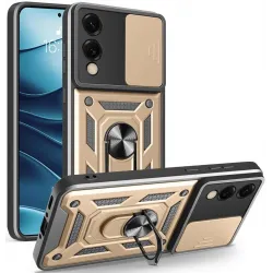 Phonesta CamShield Back Cover hoesje voor Samsung Galaxy S25 Edge - Goud