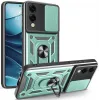 Phonesta CamShield Back Cover hoesje voor Samsung Galaxy S25 Edge - Groen