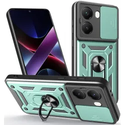 Phonesta CamShield Back Cover hoesje voor Xiaomi Poco X7 Pro - Groen