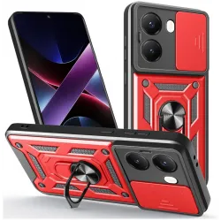 Phonesta CamShield Back Cover hoesje voor Xiaomi Poco X7 Pro - Rood