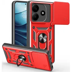 Phonesta CamShield Back Cover hoesje voor Xiaomi Redmi Note 14 5G - Rood