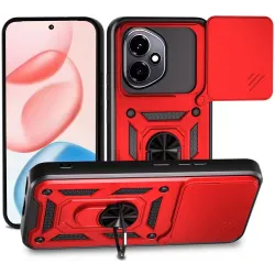 Phonesta CamShield Back Cover hoesje voor HONOR 400 - Rood