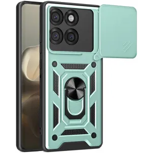 Phonesta CamShield Back Cover hoesje voor Motorola Edge 60 Pro - Groen
