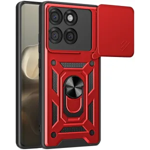 Phonesta CamShield Back Cover hoesje voor Motorola Edge 60 Pro - Rood