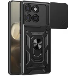 Phonesta CamShield Back Cover hoesje voor Motorola Edge 60 Pro - Zwart