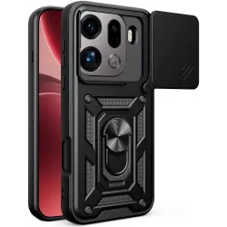 Phonesta CamShield Back Cover hoesje voor Oppo Find X9 Pro - Zwart
