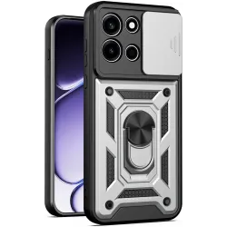 Phonesta CamShield Back Cover hoesje voor OnePlus Nord 6 - Zilver
