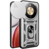 Phonesta CamShield Back Cover hoesje voor HONOR Magic8 Lite - Zilver 0