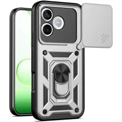 Phonesta CamShield Back Cover hoesje voor HONOR 600 Lite - Zilver