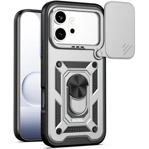 Phonesta CamShield Back Cover hoesje voor HONOR 600/600 Pro - Zilver