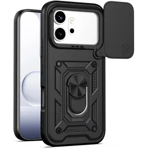 Phonesta CamShield Back Cover hoesje voor HONOR 600/600 Pro - Zwart