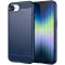 Phonesta Carbon Silicone Back Cover hoesje voor Apple iPhone 17e/16e - Blauw