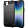 Phonesta Carbon Silicone Back Cover hoesje voor Apple iPhone 17e/16e - Zwart