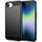 Phonesta Carbon Silicone Back Cover hoesje voor Apple iPhone 17e/16e - Zwart