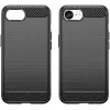 Phonesta Carbon Silicone Back Cover hoesje voor Apple iPhone 17e/16e - Zwart 2
