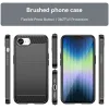 Phonesta Carbon Silicone Back Cover hoesje voor Apple iPhone 17e/16e - Zwart 8
