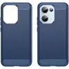 Phonesta Carbon Silicone Back Cover hoesje voor Oppo Reno13 - Blauw 2