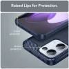 Phonesta Carbon Silicone Back Cover hoesje voor Oppo Reno13 - Blauw 6