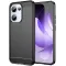 Phonesta Carbon Silicone Back Cover hoesje voor Oppo Reno13 - Zwart