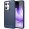 Phonesta Carbon Silicone Back Cover hoesje voor Oppo Reno13 Pro - Blauw