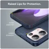 Phonesta Carbon Silicone Back Cover hoesje voor Oppo Reno13 Pro - Blauw 6