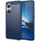 Phonesta Carbon Silicone Back Cover hoesje voor Xiaomi Poco X7 Pro - Blauw