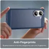 Phonesta Carbon Silicone Back Cover hoesje voor Xiaomi Poco X7 Pro - Blauw 5