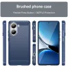 Phonesta Carbon Silicone Back Cover hoesje voor Xiaomi Poco X7 Pro - Blauw 8