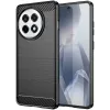 Phonesta Carbon Silicone Back Cover hoesje voor OnePlus 13R - Zwart