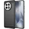 Phonesta Carbon Silicone Back Cover hoesje voor OnePlus 13R - Zwart