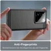 Phonesta Carbon Silicone Back Cover hoesje voor Realme GT 7 Pro - Zwart 5