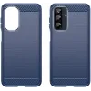 Phonesta Carbon Silicone Back Cover hoesje voor Samsung Galaxy A26 - Blauw 2