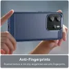 Phonesta Carbon Silicone Back Cover hoesje voor Xiaomi Redmi Note 14 4G - Blauw 5