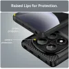 Phonesta Carbon Silicone Back Cover hoesje voor Xiaomi Redmi Note 14 Pro 4G - Zwart 6