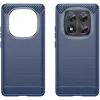 Phonesta Carbon Silicone Back Cover hoesje voor Xiaomi Redmi Note 14 Pro 5G / Xiaomi Poco X7 - Blauw 2
