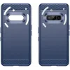 Phonesta Carbon Silicone Back Cover hoesje voor Nothing Phone (3a) - Blauw 2
