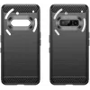 Phonesta Carbon Silicone Back Cover hoesje voor Nothing Phone (3a) - Zwart 2