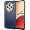 Phonesta Carbon Silicone Back Cover hoesje voor Oppo Reno12 F/Reno12 FS - Blauw