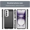 Phonesta Carbon Silicone Back Cover hoesje voor Oppo Reno12 Pro - Zwart 2