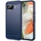 Phonesta Carbon Silicone Back Cover hoesje voor Google Pixel 9a - Blauw