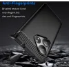Phonesta Carbon Silicone Back Cover hoesje voor Realme GT 6 - Zwart 3