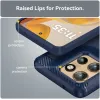 Phonesta Carbon Silicone Back Cover hoesje voor Motorola Edge 60 Neo/Edge 50 Neo / ThinkPhone 25 - Blauw 6